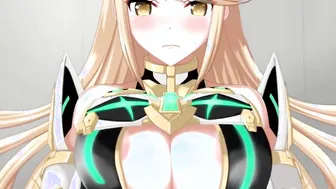 XENOBLADE | MYTHRA USE HER GIGANTIC MELONS