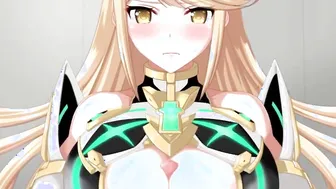 XENOBLADE | MYTHRA USE HER GIGANTIC MELONS