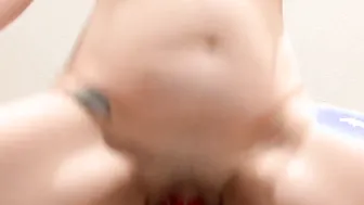 Milf Riding Monster Sized Penis and Shows Off Her Wrecked Cunt