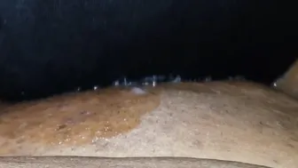 If you cum on me you have to lick it all up