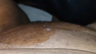 If you cum on me you have to lick it all up