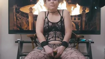 Restrained To A Chair and Whipped By Her Master Before Sucking Off Penis and Rides