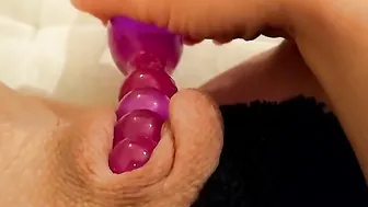 Real amateur old milf Tina close up masturbation private