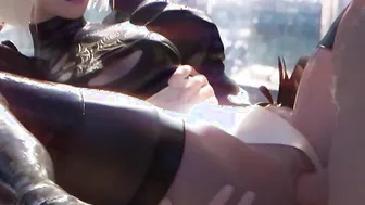 [ WOPA ] - Double penetration hardcore sex with Automata NieR 2b - (3D HD + ASMR)