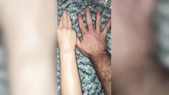 Unboxing  Testing Out My New “The Fister” Toy Inside My Butt For The First Time  Cum Inside Its
