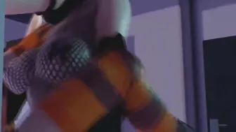 Animationsu chick into carnival costume blows Dickgirls Dick Ladyboy fucks chick and CUM into Mouth