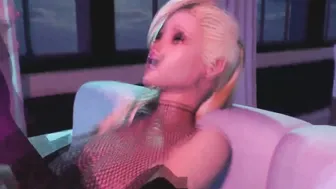 Animationsu chick into carnival costume blows Dickgirls Dick Ladyboy fucks chick and CUM into Mouth