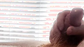 Window porn video – Cumming on a rainy day