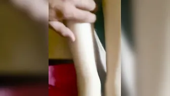 Foreplay turns inside me eating her twat