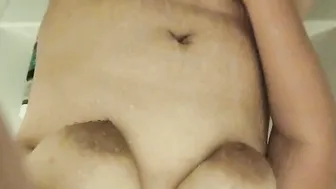 Shy sluts masturbates into shower