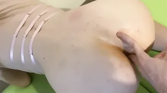 Preparing for a second anal sex with an anal plug and this is what happened