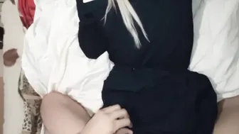 This college girl tries anal for the first time