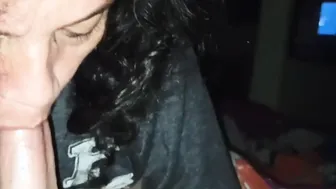 I stay at a friends house and his mother comes inside the room to suck my penis