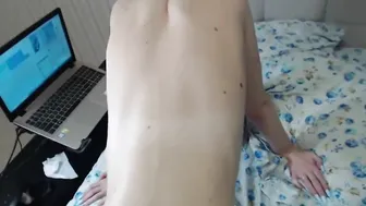 Changing into her Bedroom after Shower