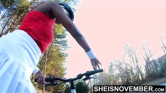 4k Msnovember G-String Pull out of Black Vagina  Nailed