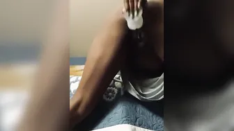 Squirted inside a hotel room