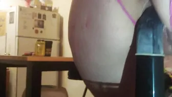 See me riding my vacuum handle