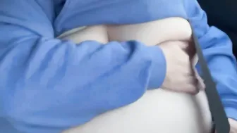 Diving While Having Fun With Melons