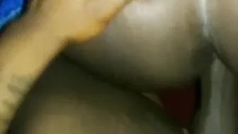 Black with thick butt and soak cunt taking Big Black Cock