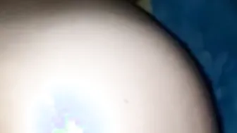 LEAKING TIGHT JUICY VAGINA BACK STROKING MY DICK