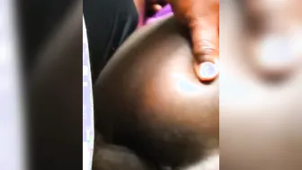 Big Black Cock slipped into leaking tight snatch