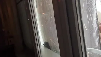 I saw a nude milf inside the window and wanted