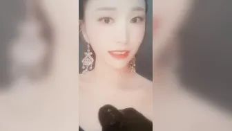 Beauty oriental women facial jizzed