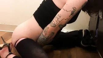 beauty cunt with mouth inside Pants Loves Bending Over For Anal