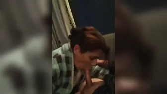 Waking him up draining him dry