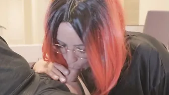 My Stepmom saw my rough dick and couldnt resist it