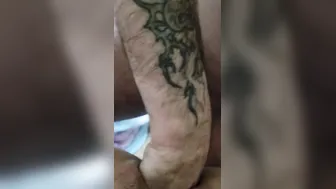 Daddy plays with and stretches Lunas vagina and fists it for the first time ever