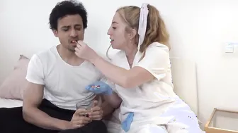 Freaky Desi Patient grabs and fucks cougar nurse inside her