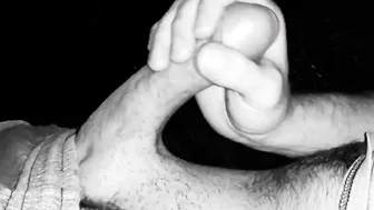 Late Night Noir Cum Slips Down My Penis