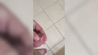 Piss on floor