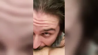 pov My BF eating my unshaved twat and anal pleasure my tight asshole to got me off