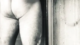 Shower after filming.
