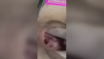 Transmale fingering his Boy Vagina