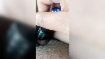 Huge Clitoris Pleased w/ Dildo point of view Pt. two