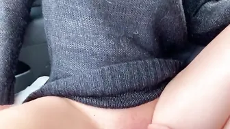 Thin german Blonde getting fisted into the parking lot 