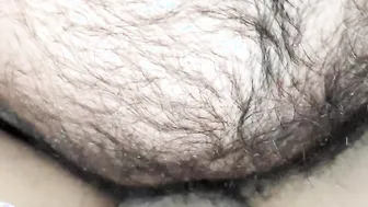 He jizzes on my bushy cunt after fucking me - Female pov - LolAss