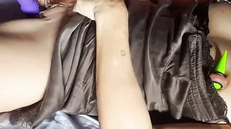 nippleringlover freaky MILF masturbating pierced cunt and rubbing big pierced