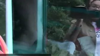 Sex challenge into a van