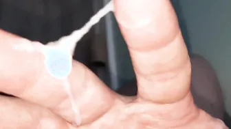 Quick spunk shot from turned on scally chav motherfucka