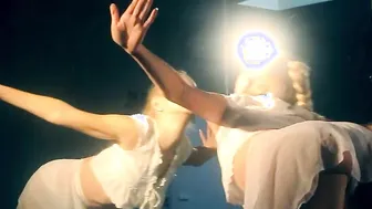 Elena Proklova bending nude gymnast