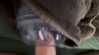Fucking a Vibrator to Orgasm | Noisy Groaning Jizzed