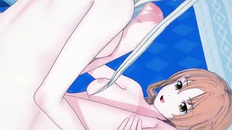 Asuna and Alice massage their clits rough until they orgasm - Sword Art Online Dyke Animated.
