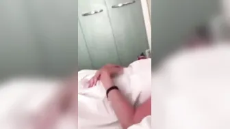 Cougar shares hotel room with step son and shows him