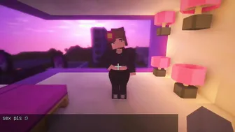 Minecraft Jenny Porn Game | glass purple room