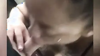 African Hooker Getting Paid To Let His White Penis jizzed Her Mouth