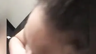 African Hooker Getting Paid To Let His White Penis jizzed Her Mouth